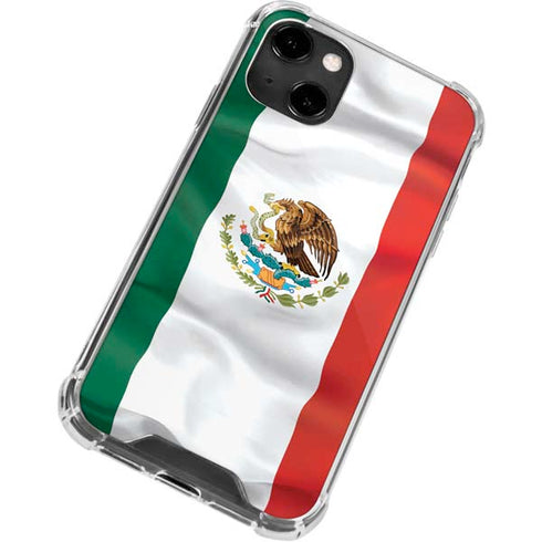 Mexico Flag iPhone 13 Clear Case